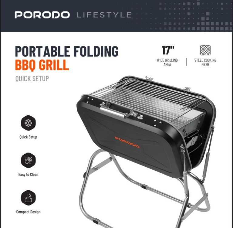Zgare portative me qymyr BBQ Grill thumbnail 3