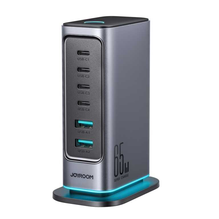 Karikues me 6 porta Joyroom 65W GaN Multi-Port thumbnail 3