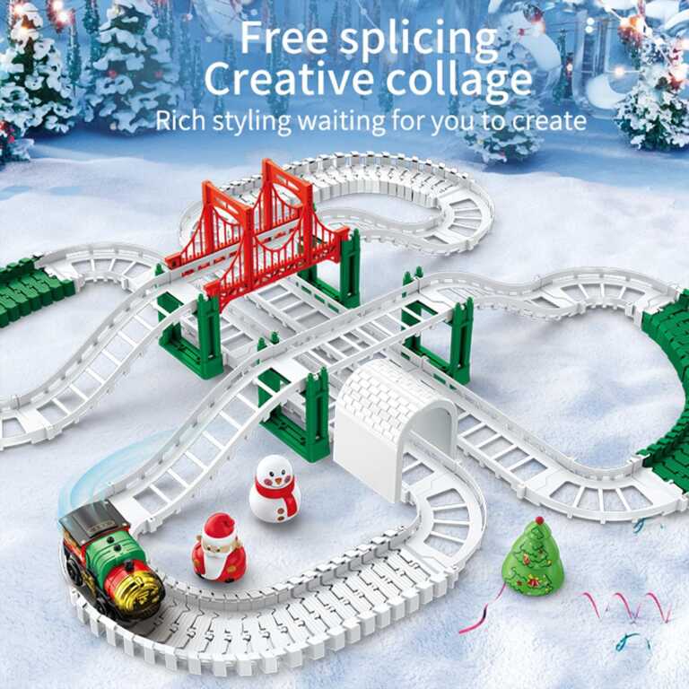 Set lodrash tren me 61 pjese Christmas Track thumbnail 3