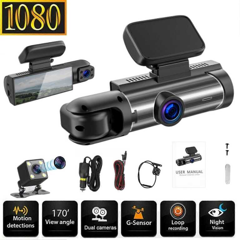 Kamera makine Traffic Recorder 1296P Super HD thumbnail 4