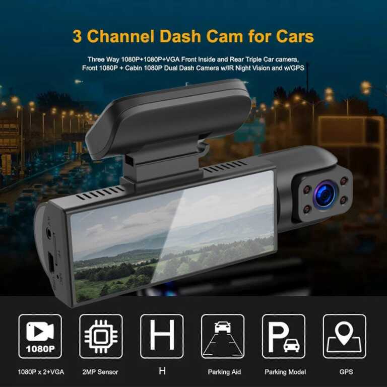 Kamera makine Traffic Recorder 1296P Super HD thumbnail 2