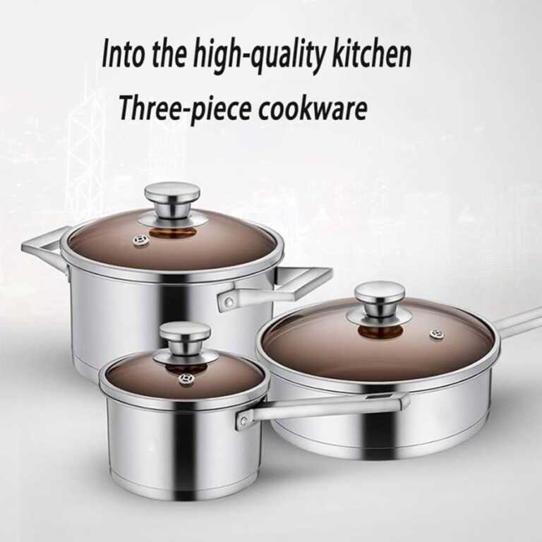 Set me ene kuzhine inoks 3Pcs Kitchenware