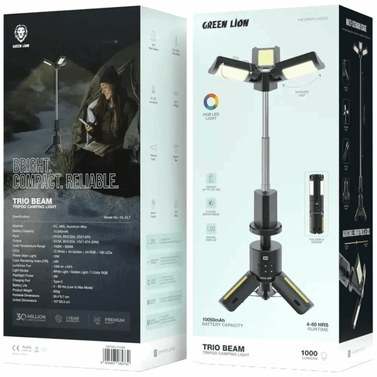 Tripod me drite per kamping Trio Beam thumbnail 2