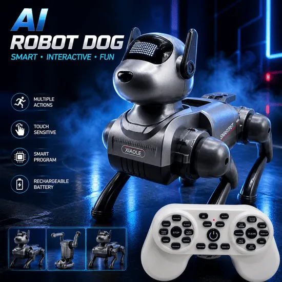 xiaole qen robot me telekomande ne dyqan taxi