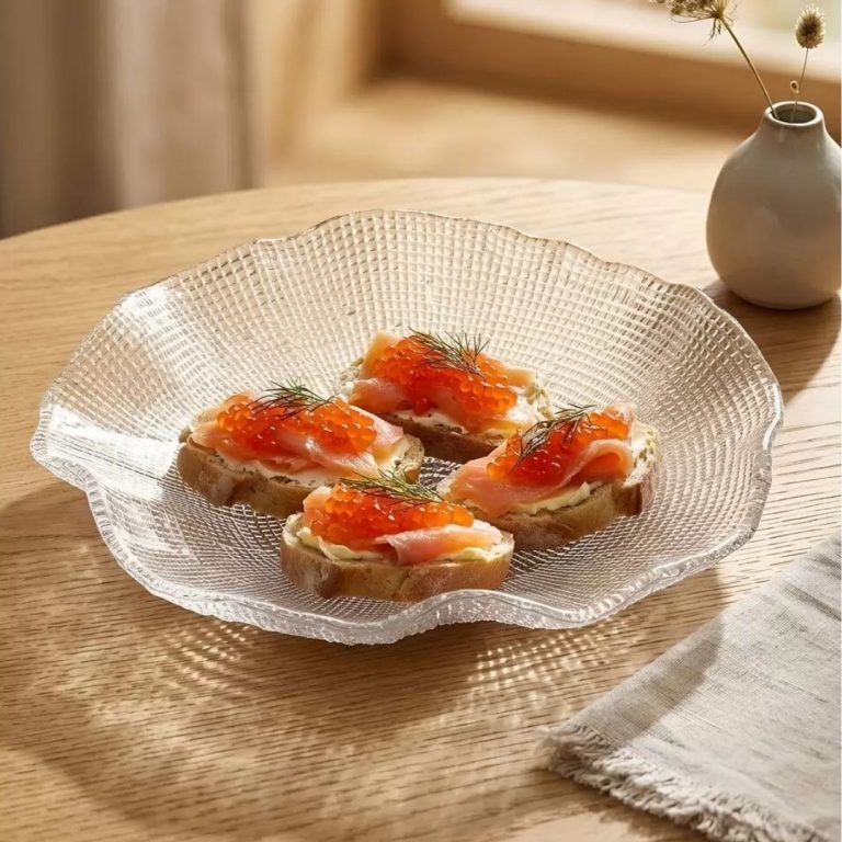Pjate premium prej xhami per fruta